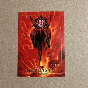 1992 Skybox Marvel Masterpieces Mephisto #54 Trading Card